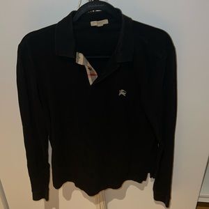 Men’s Burberry Long Sleeve Polo